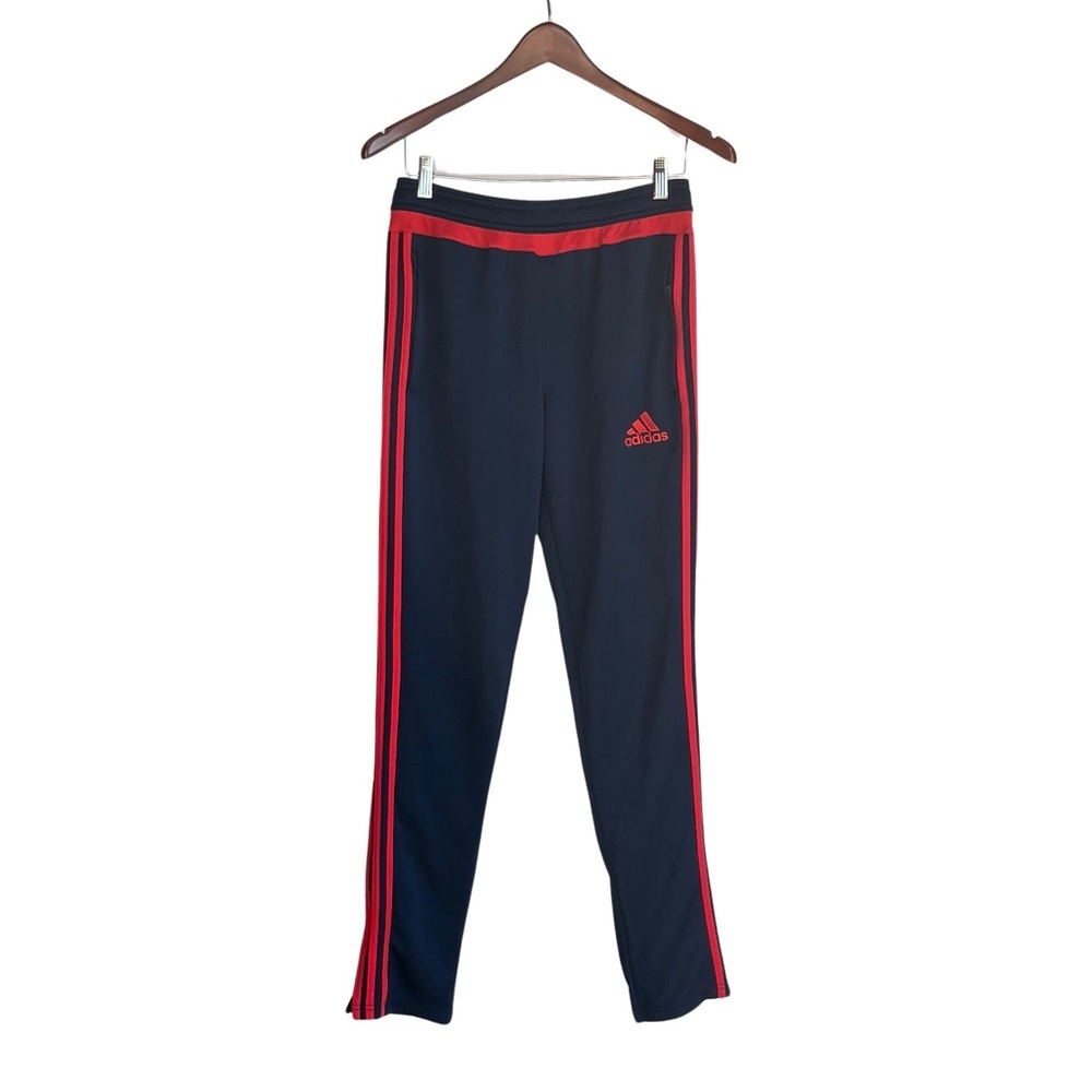 Adidas red and blue track pants size XS